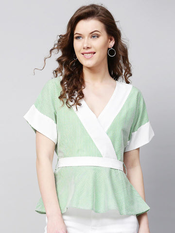 Color Block Tunic Shirt